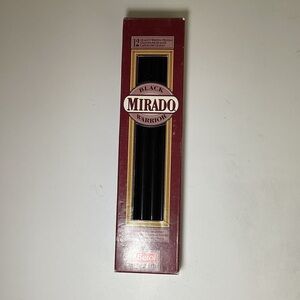 Vintage Sanford Black Mirado Warrior No. 2 Pencils New Unsharpened Box of 12